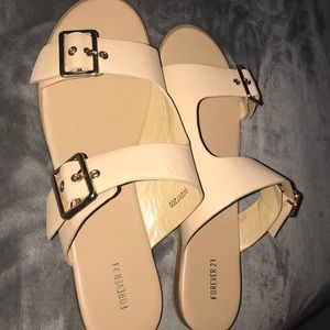 nude sandals